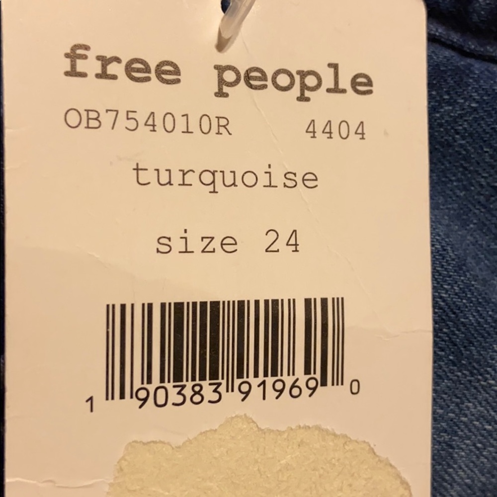 Free People Busted Knee Skinny Jeans Sz:24 - Picture 4 of 5